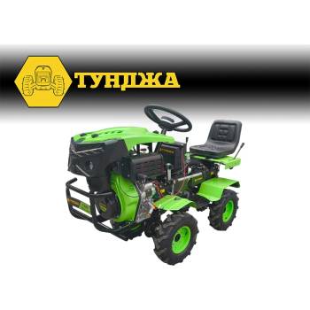 ТУНДЖА Мотоблок дизелов четириколесен ТУНДЖА 200ДЕ 12 Hp. с гуми 5х8 (061200)