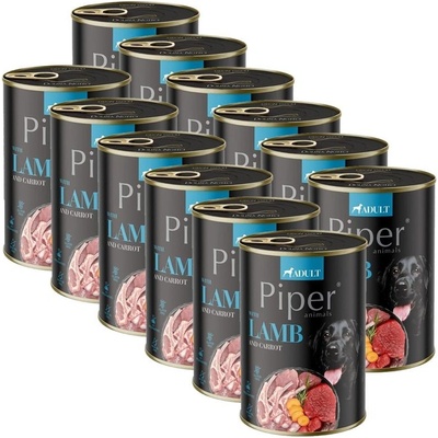 Dolina Noteci Piper Adult Dog Jehněčí mrkev 12 x 400 g