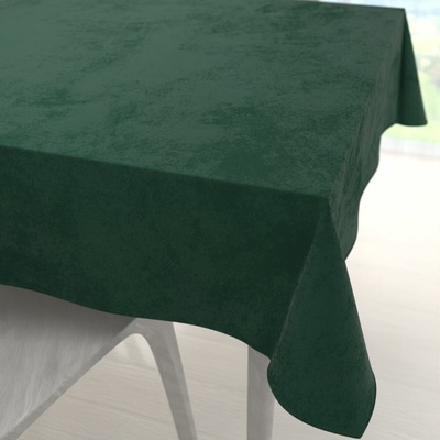 Biante Velký sametový čtvercový ubrus Velvet Premium SVP-040 Lesní zelená 240x240 cm