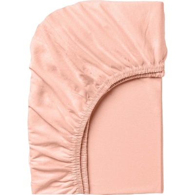 Дилиос Долен чаршаф с ластик 160/200/25 см праскова памучно трико