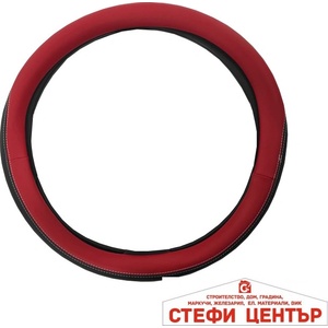 Paolo Калъф за волан М 38см - 9040 - с червено (21182) - steficenter