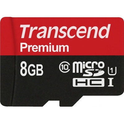 Transcend microSDHC 8GB UHS-I U1 TS8GUSDCU1