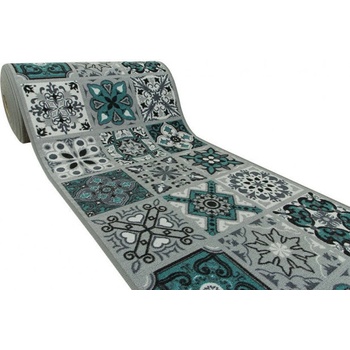 Nej-koberce Patchwork tyrkys metráž 67 cm