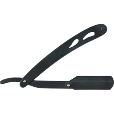 Bifull Black J2 britva na vlasy čierna s kovovou rúčkou