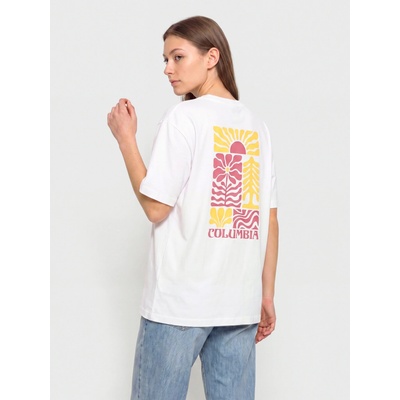 Columbia Rolling Bend Graphic Oversized white floral groove