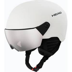 HEAD Детска скиорска каска HEAD Yuki Visor Jr marshmallow/silver/red