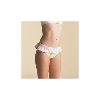 Nabaiji Spodný diel dievčenských plaviek Lila biele