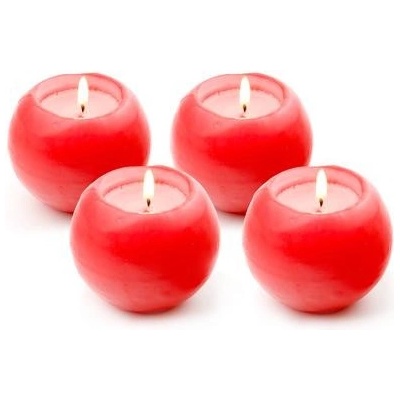 Provence guľa 6cm 4ks červená