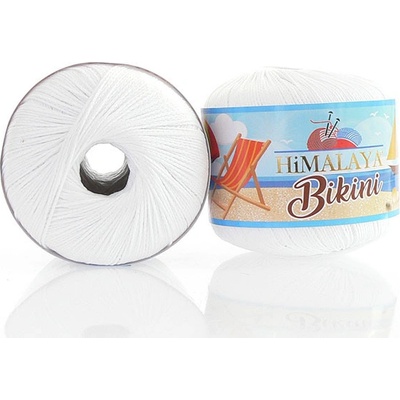 Himalaya Příze Bikini 80601 - bílá