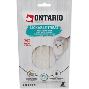 ONTARIO деликатес близалка екстра риба тон и скариди 5x14g (213-53713)