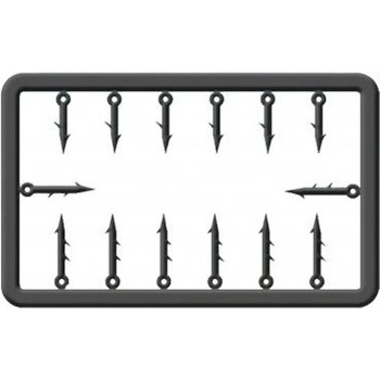 Cralusso Tŕň Plastic Bait Spike 14 ks - 9 +13 mm