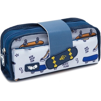 YOLO Несесер yolo 2 ципа skateboard