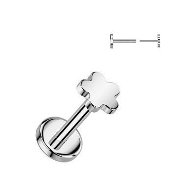 Šperky4U piercing do brady PUSH IN labreta titan TIT1529-1006