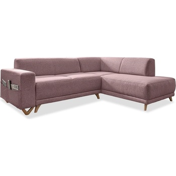 Miuform Розов разтегателен/с място за съхранение ъглов диван (десен ъгъл/L форма) Classy Sophie - Miuform (1970AU21)