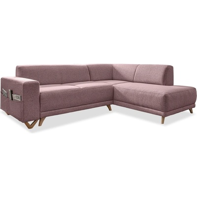 Miuform Розов разтегателен/с място за съхранение ъглов диван (десен ъгъл/L форма) Classy Sophie - Miuform (1970AU21)