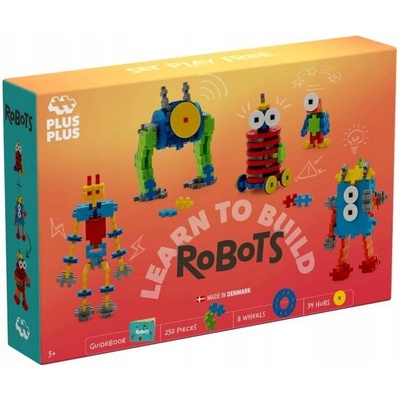 Plus-Plus Skládej podle čísel - Roboti 275 ks