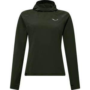 Salewa Дамски поларен пуловер Salewa Women's Puez Sun Hoodie Fleece jumper - Dark Olive - размер 40 (EU) (105-6130-0315)