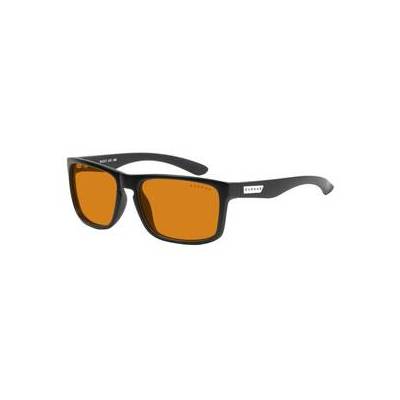 Počítačové okuliare GUNNAR Intercept Onyx, jantárové sklá AMBER MAX (INT-00112) čierne