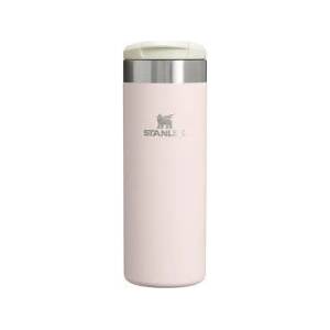 STANLEY 1913 Aerolight Transit Thermo Mug 0.47L - Keeps Hot for 6 Hours - Dishwasher Safe - Coffee Mug To Go Leak-Proof - Compatible with Common Car Drink Holders - Thermos Flask - Rose - 100000107946