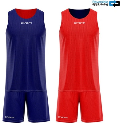 Givova Kit Double In Mesh BLU/ROSSO
