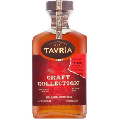 Tavria Strong drink CRAFT COLLECTION Cherry 30% 0,5 l (holá lahev)