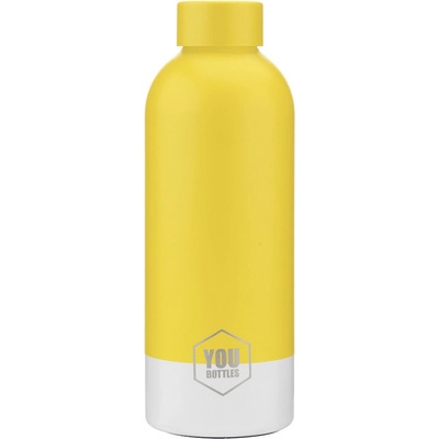 You Bottles Termoláhev na pití Dual Stripe žlutá 500 ml