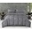 Zensation Двоен спален комплект Calais Anthracite 220/240 с един плик микрофибър