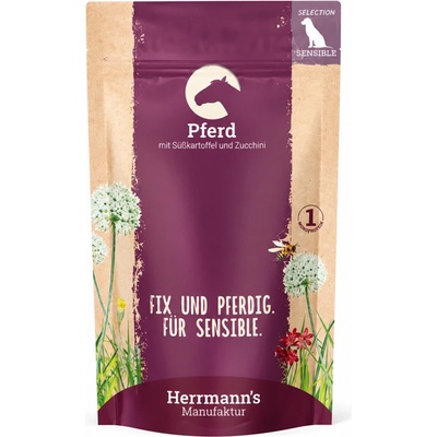 Herrmann's Koňské maso s batáty a cuketou 150 g