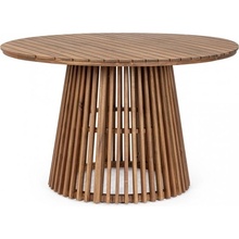 BIZZOTTO dřevěný zahradní stůl RODANO 120 cm tmavý 0806915