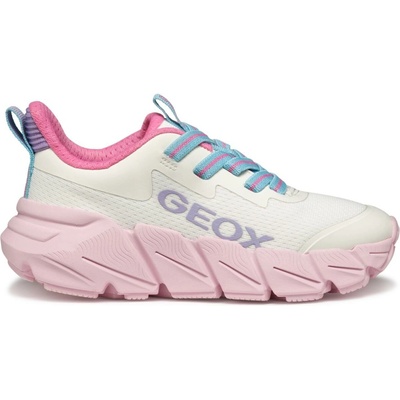 Geox detská vychádzková obuv J FLEXYPER FAST A biela ružová
