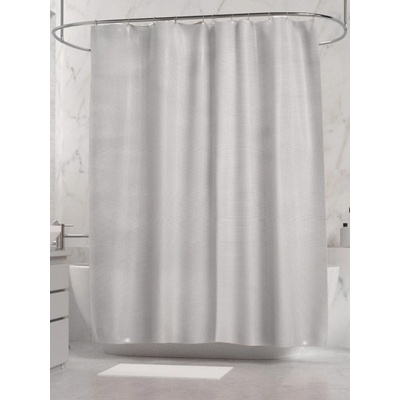 MKLuzkoviny Sprchový závěs světle šedý 150 x 200 cm – Zboží Dáma