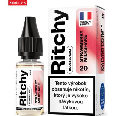 Ritchy Salt Strawberry Milkshake 10 ml 20 mg