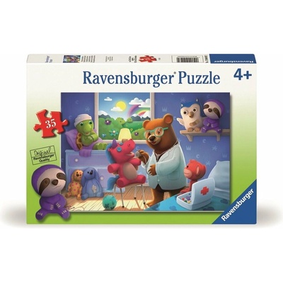RAVENSBURGER Plyšová pohotovostní služba 35 dílků