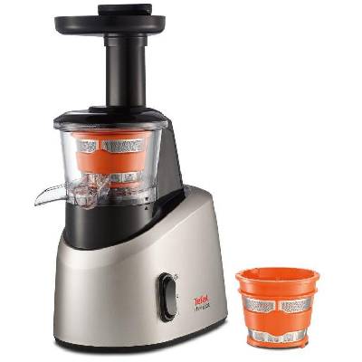 Tefal Infiny Juice ZC255B Odšťavovač 200 W Šedá, Strieborná (ZC255B38)