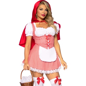 Image 1 of Leg Avenue Fairytale Miss Red S