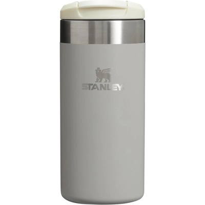 STANLEY 1913 Aerolight Transit Thermo Mug 0.35L - Keeps Hot for 4 Hours - Dishwasher Safe - Coffee Mug To Go Leak-Proof - Compatible with Common Car Drink Holders - Thermos Flask - Ash - 100000108133