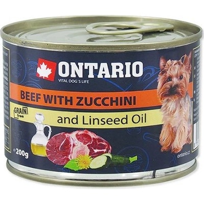 Ontario Beef, Zucchini, Dandelion and linseed oil 200 g