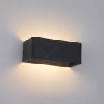 Brilagi - LED външно стенно осветително тяло DONNANI LED/7W/230V 20 cm черно IP44 (BG4598)