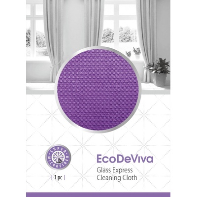 EcoDeViva Expres utěrka na čištění skla 1 ks