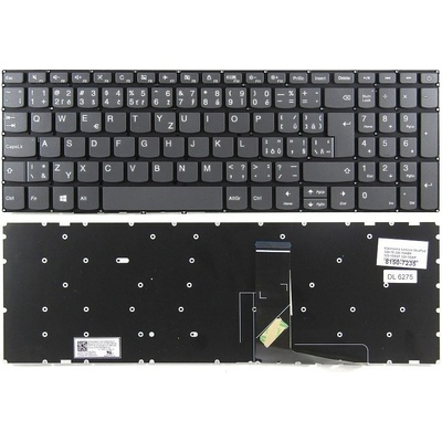 česká klávesnice Lenovo IdeaPad 320-15 320-15ABR 320-15AST 320-15IAP 320-15IKB 330-17 V15-15 V15-15IIL šedá CZ/SK – Sleviste.cz