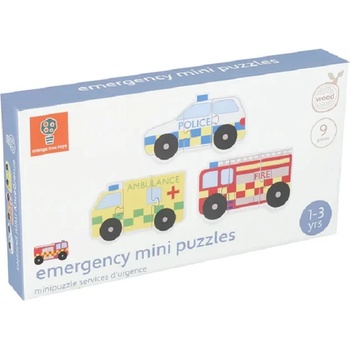 Orange Tree Toys Комплект дървени пъзели Orange Tree Toys - Автомобили (OTT06374)