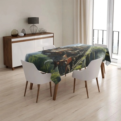 Sablio Obrus Parná lokomotíva na viadukte 130x170 cm