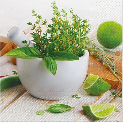 PAW Ubrousky L Kitchen Herbs 33x33cm