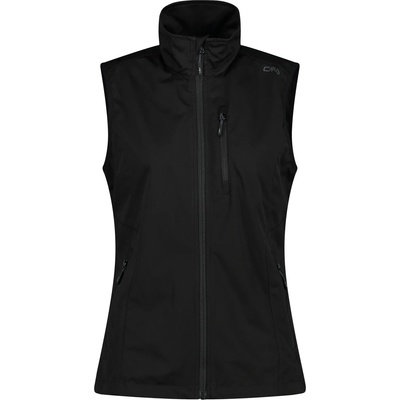 CMP Дамски софтшел елек CMP Women's Light Softshell Vest Softshell vest - Nero - размер 44 (EU) (132-1161-0316)