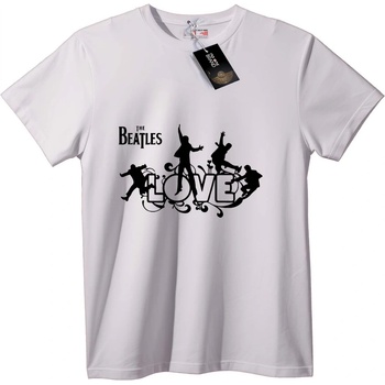 NOONEBRAND Тениска The Beatles Love - M, White