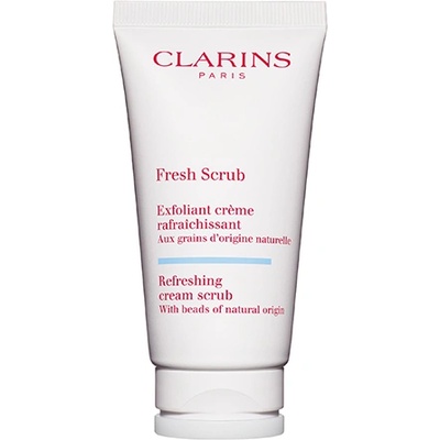 Clarins Fresh Scrub Refreshing Cream Scrub крем-пилинг за подхранване на кожата на лицето и поддържане на естествената хидратация унисекс 50 мл