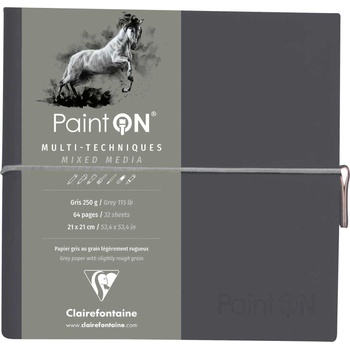 Clairefontaine Paint'On Скицник 32 19 x 19 cm 250 g Grey (975438C)