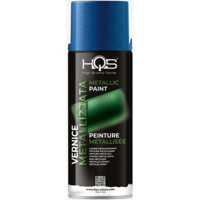 HQS farba v spreji efekt metalíza 400 ml modrá