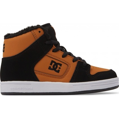 Dc shoes dětské boty Manteca 4 Hi Wheat/Black černá