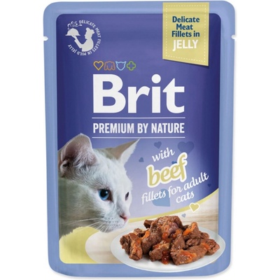 Brit Premium Cat Delicate Fillets in Jelly Beef 85 g